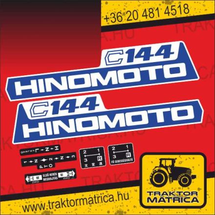 Hinomoto C144 matricakészlet
