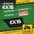 Hitachi EX15 matricakészlet (levonó, decal, Aufkleber)
