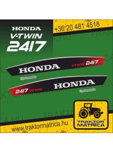   Honda 2417 V-TWIN Hydrostatic matricakészlet (levonó, decal, Aufkleber)