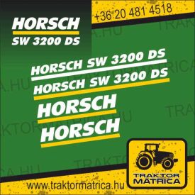 Hoesch SW 3200 D matricakészlet (levonó, decal, Aufkleber)