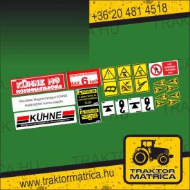 IH biztonsági matrica készlet (levonó, decal, Aufkleber)