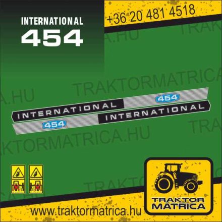 International 454 matricakészlet (levonó, decal, Aufkleber)