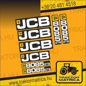 JCB 8085 matricakészlet (levonó, decal, Aufkleber)