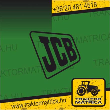 JCB matrica (levonó, decal, Aufkleber)