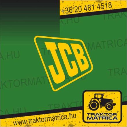 JCB matrica (levonó, decal, Aufkleber)