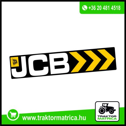 JCB matrica (levonó, decal, Aufkleber)