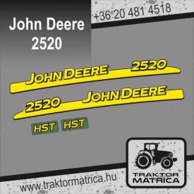 John Deere 2520 matricakészlet (levonó, decal, Aufkleber)