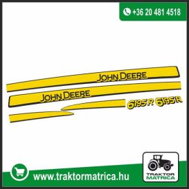 John Deere 6195R matricakészlet (levonó, decal, Aufkleber)