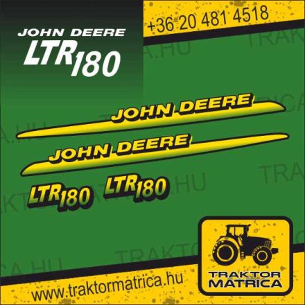 John Deere LTR 180 matricakészlet (levonó, decal, Aufkleber)