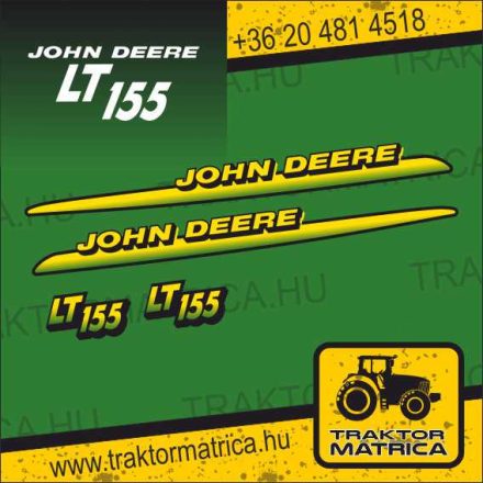 John Deere LT 155 matricakészlet (levonó, decal, Aufkleber)