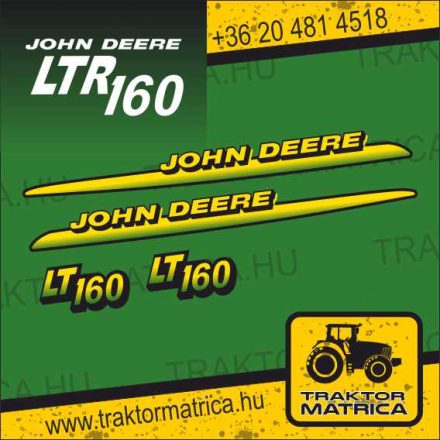 John Deere LT 160 matricakészlet (levonó, decal, Aufkleber)
