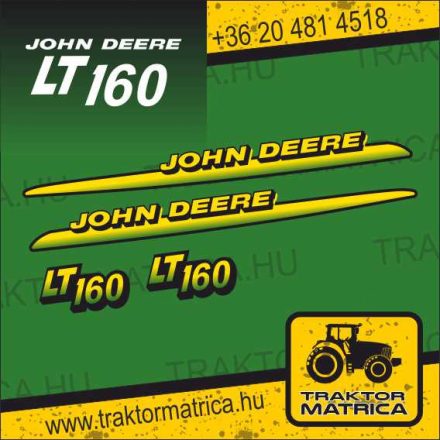 John Deere LT 160 matricakészlet (levonó, decal, Aufkleber)