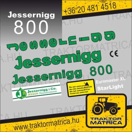 Jessernigg 800 matricakészlet (levonó, decal, Aufkleber)