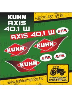 Kuhn Axis 40.1 W matricakészlet (levonó, decal, Aufkleber)