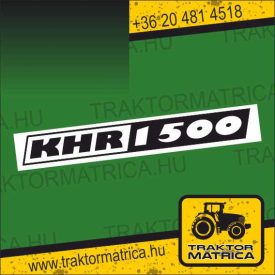 KHR 1500 matrica  (levonó, decal, Aufkleber)