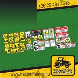   Kotró biztonsági matrica készlet (levonó, decal, Aufkleber)