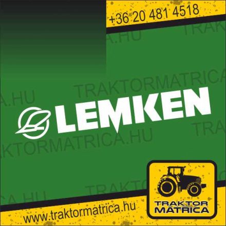 Lemken matrica (levonó, decal, Aufkleber)