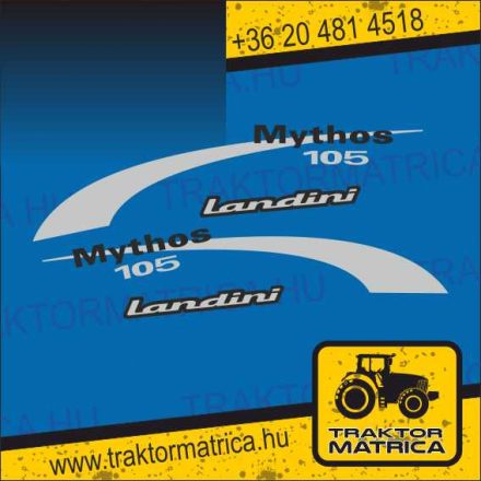 Landini Mythos 105 matricakészlet (levonó, decal, Aufkleber)