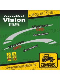   Landini Vision 95 matricakészlet (levonó, decal, Aufkleber)