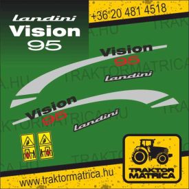   Landini Vision 95 matricakészlet (levonó, decal, Aufkleber)
