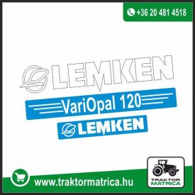   Lemken VariOpal 120 matricakészlet (levonó, decal, Aufkleber)