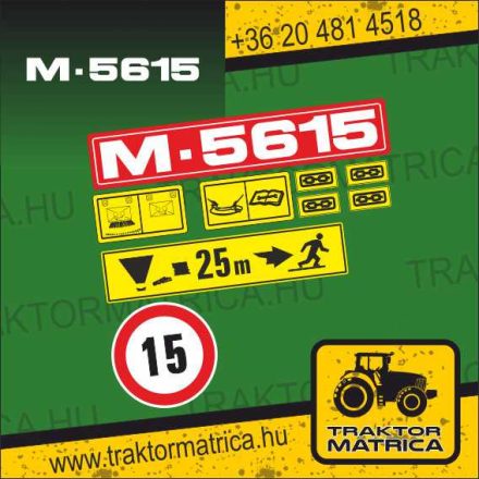 M-5615 matricakészlet (levonó, decal, Aufkleber)