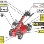 Manitou MT 1340 SLT matricakészlet (levonó, decal, Aufkleber)