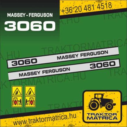 Massey Ferguson 3060 matricakészlet (levonó, decal, Aufkleber)
