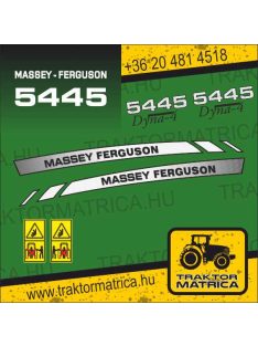   Massey Ferguson 5445 matricakészlet (levonó, decal, Aufkleber)