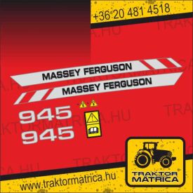   Massey Ferguson 945 matricakészlet (levonó, decal, Aufkleber)