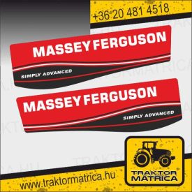 Massey Ferguson matricakészlet (levonó, decal, Aufkleber)