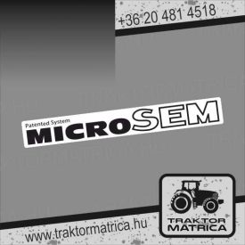 MicroSem matrica (levonó, decal, Aufkleber)