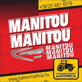 Manitou MT1440 matricakészlet (levonó, decal, Aufkleber)
