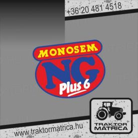 Monosem NG Plus 6 matrica (levonó, decal, Aufkleber)