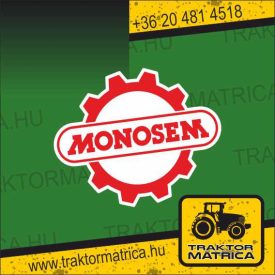 Monosem matrica (15 cm) (levonó, decal, Aufkleber)