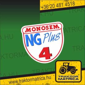 Monosem NG Plus 4 matrica (levonó, decal, Aufkleber)