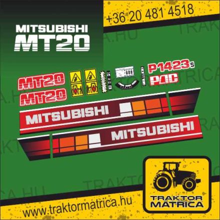 Mitsubishi MT20 matricakészlet (levonó, decal, Aufkleber)