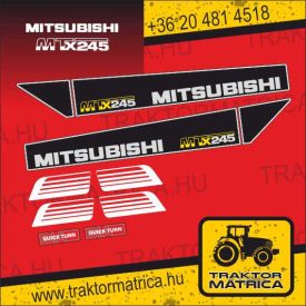   Mitsubishi MTX 245 matricakészlet (levonó, decal, Aufkleber)