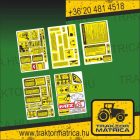 MTZ fülke és szűrő matrica készlet (levonó, decal, Aufkleber)