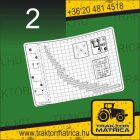 MTZ / Belarus sebességtartomány matrica (levonó, decal, Aufkleber)
