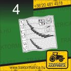 MTZ / Belarus sebességtartomány matrica (levonó, decal, Aufkleber)