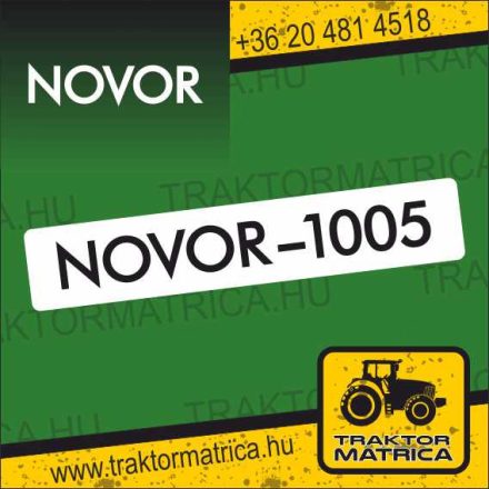 Novor 1005 matrica (70 x 13 cm) (levonó, decal, Aufkleber)