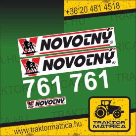 Novotny 761 matricakészlet (levonó, decal, Aufkleber)