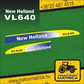   New Holland VL 640 matricakészlet (levonó, decal, Aufkleber)