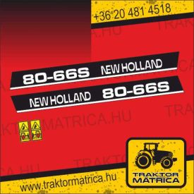   New Holland 80-66S matricakészlet (levonó, decal, Aufkleber)