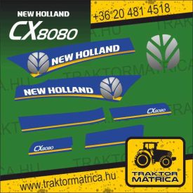   New Holland CX8080 matricakészlet (levonó, decal, Aufkleber)