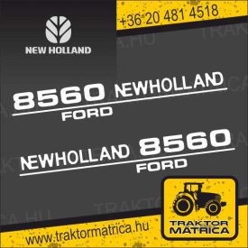   New Holland 8560 Ford matricakészlet (levonó, decal, Aufkleber)
