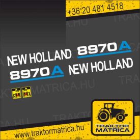   New Holland 8970A  matricakészlet (levonó, decal, Aufkleber)