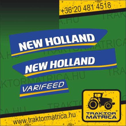 New Holland Varifeed matricakészlet (levonó, decal, Aufkleber)