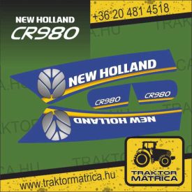   New Holland CR980 matricakészlet (levonó, decal, Aufkleber)